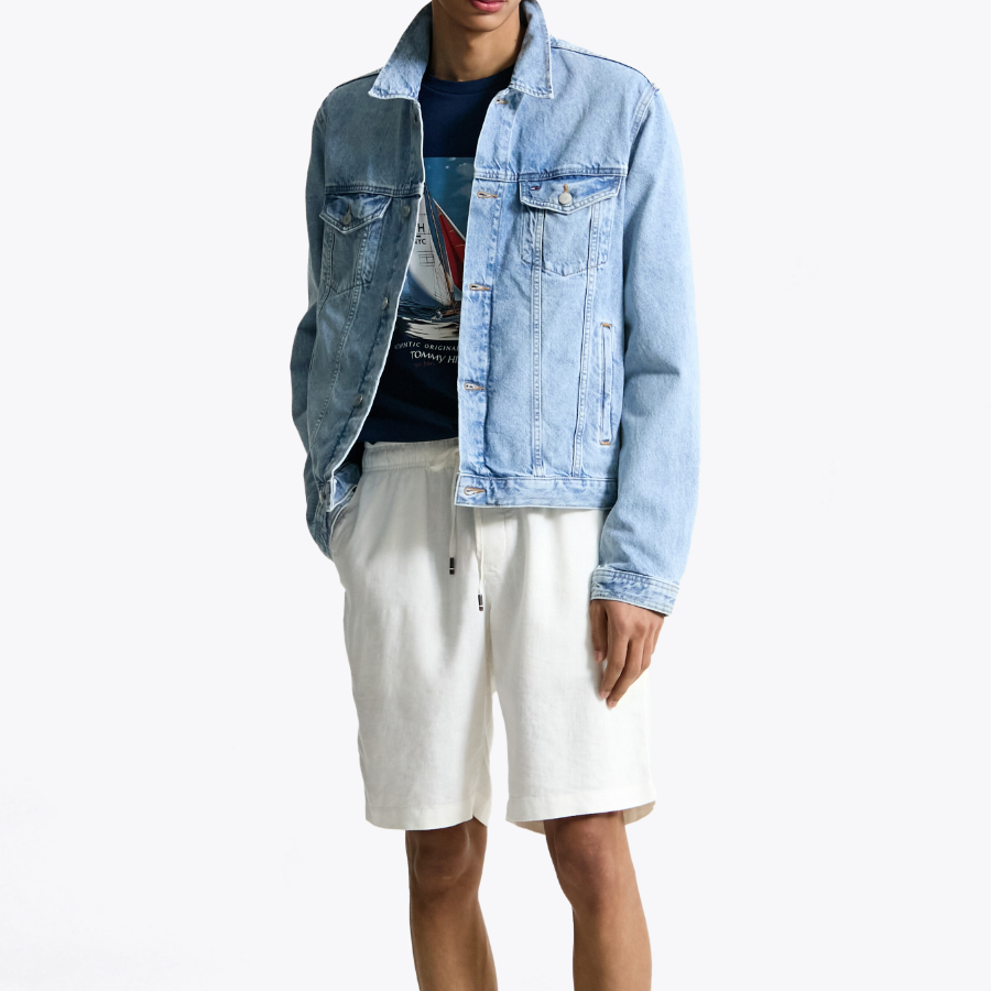 Tommy Hilfiger Official Jack Indigo Denim Trucker Jacket