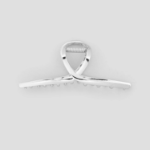 8 seconds Silver Round Claw Clip — Silver