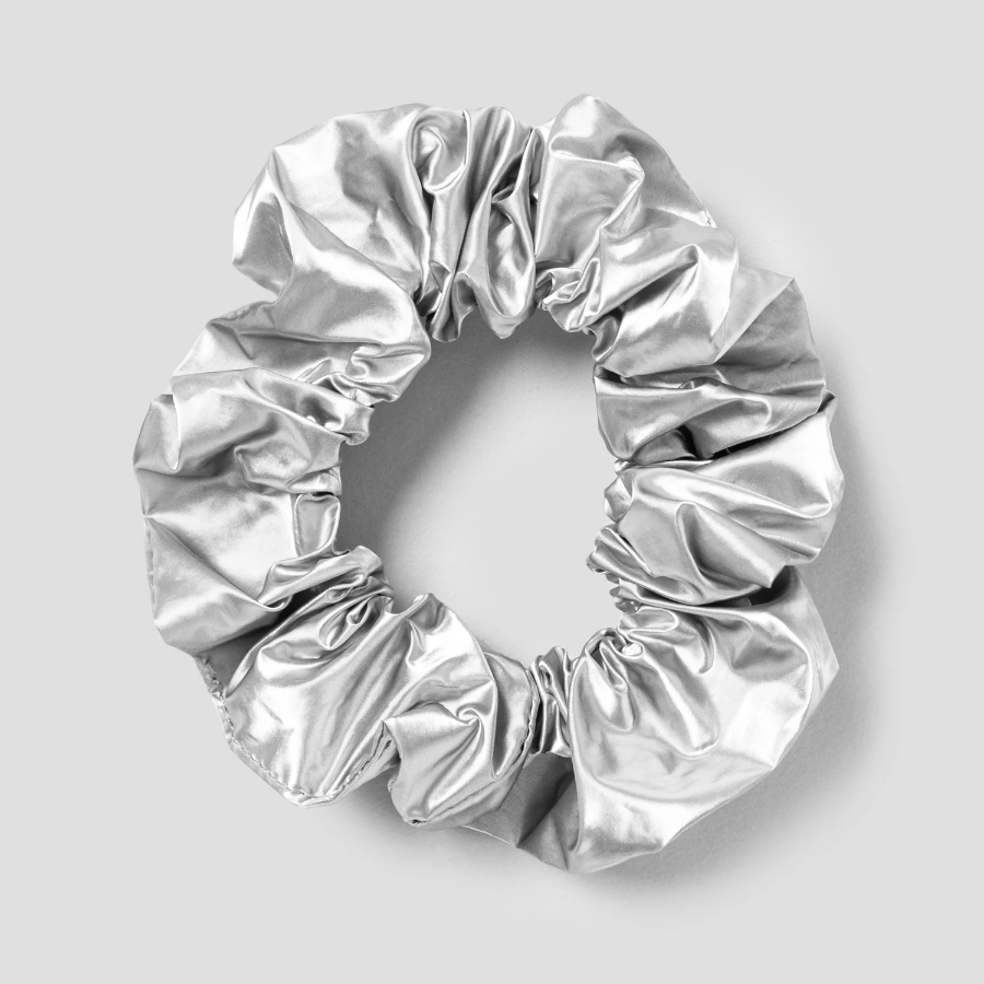 8 seconds Shiny Scrunchie — Grey