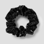 8 seconds Shiny Scrunchie — Black