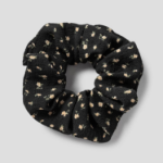 8 seconds Mini Flower Scrunchie — Black