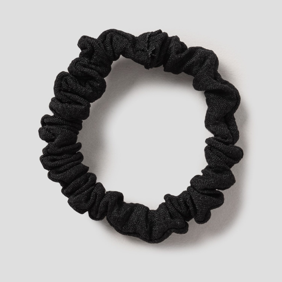 8 seconds Check Petit Scrunchie Set (3P) — Pink, Ivory, Black