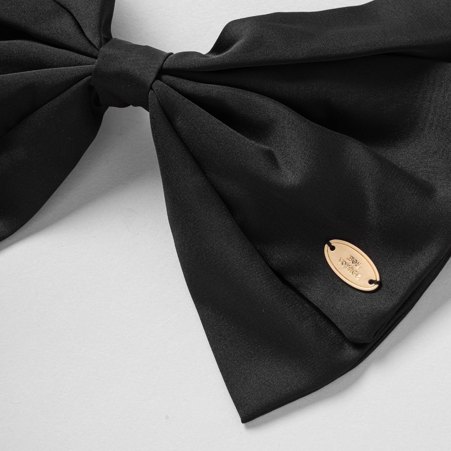 8 seconds Big Ribbon Pin — Black