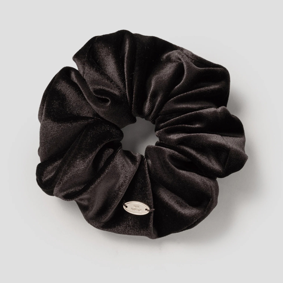 8 seconds Velvet Scrunchie — Brown