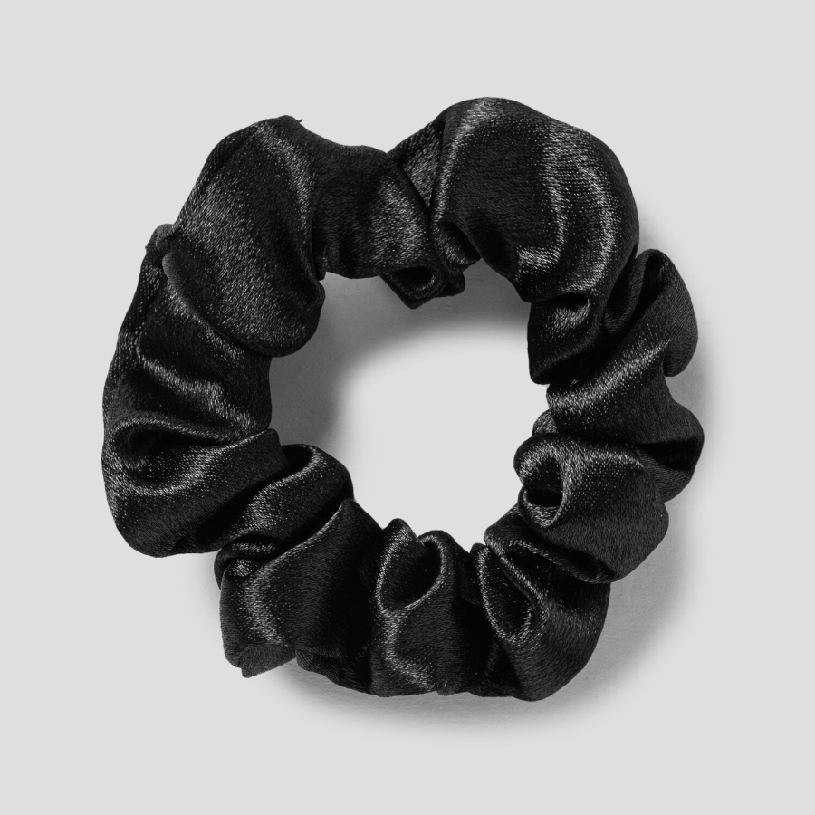 8 seconds Animal Petit Scrunchie Set (3P) — Black, Brown, Ivory