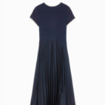 Tommy Hilfiger Official Woven Jersey Pleated Dress