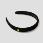 8 seconds Velvet Hairband — Black