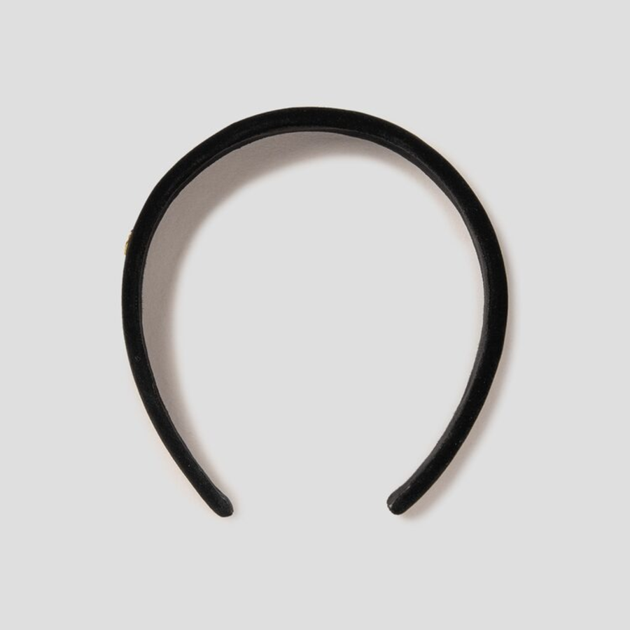 8 seconds Velvet Hairband — Black