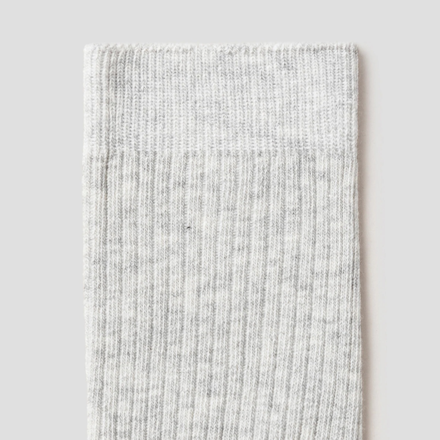8 seconds Cotton Blend Ribbed Socks — Ivory