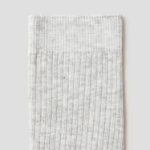 8 seconds Cotton Blend Ribbed Socks — Ivory