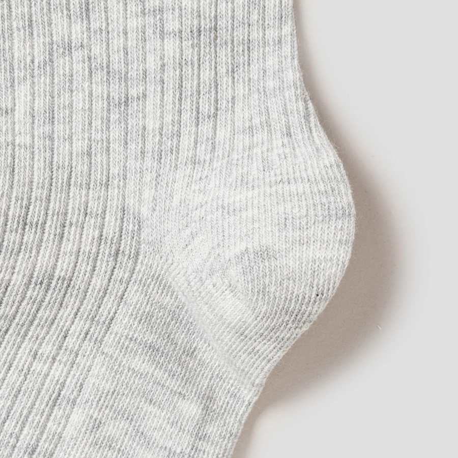 8 seconds Cotton Blend Ribbed Socks — Ivory