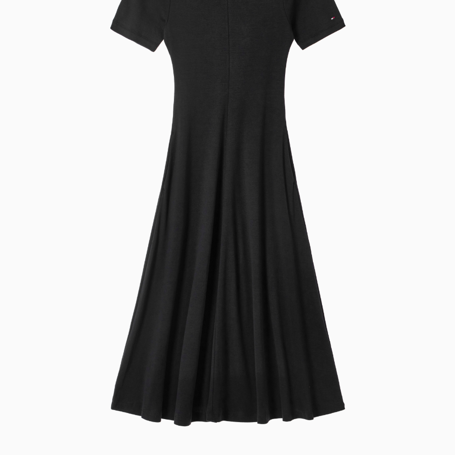 Tommy Hilfiger Official Gold Button Dress