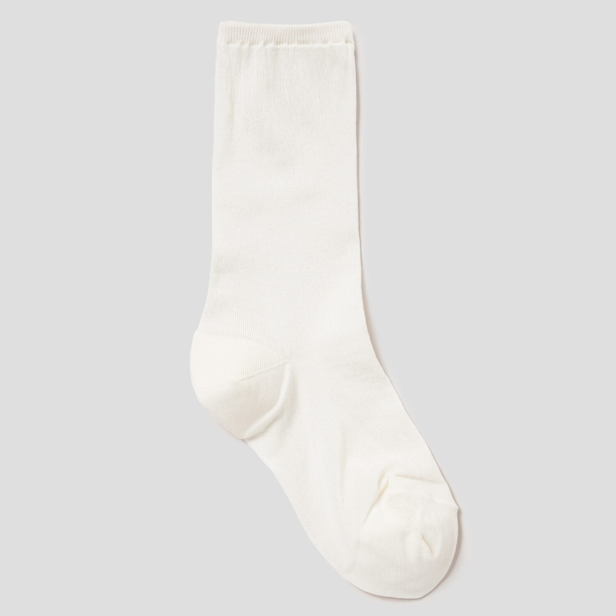 8 seconds Sheer Basic Socks — White