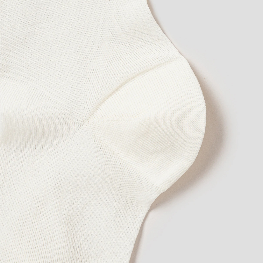 8 seconds Sheer Basic Socks — White