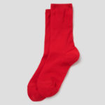 8 seconds Sheer Basic Socks — Red