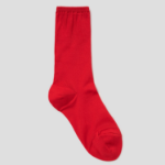 8 seconds Sheer Basic Socks — Red