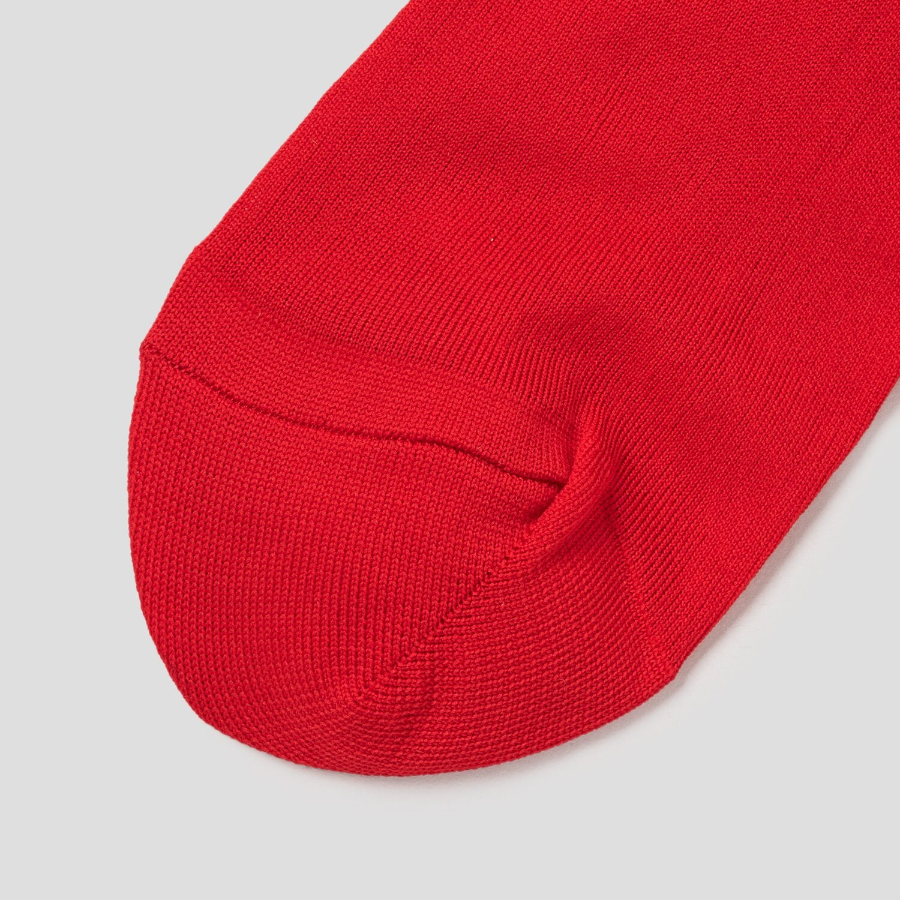 8 seconds Sheer Basic Socks — Red
