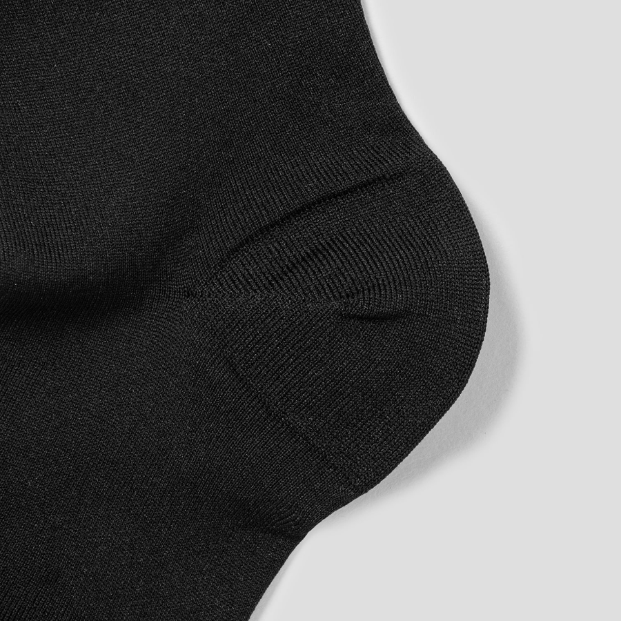 8 seconds Sheer Basic Socks — Black