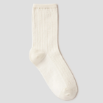 8 seconds Openwork Knit Socks — White