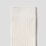 8 seconds Silket Ribbed Socks — Ivory