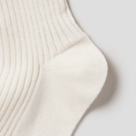 8 seconds Silket Ribbed Socks — Ivory