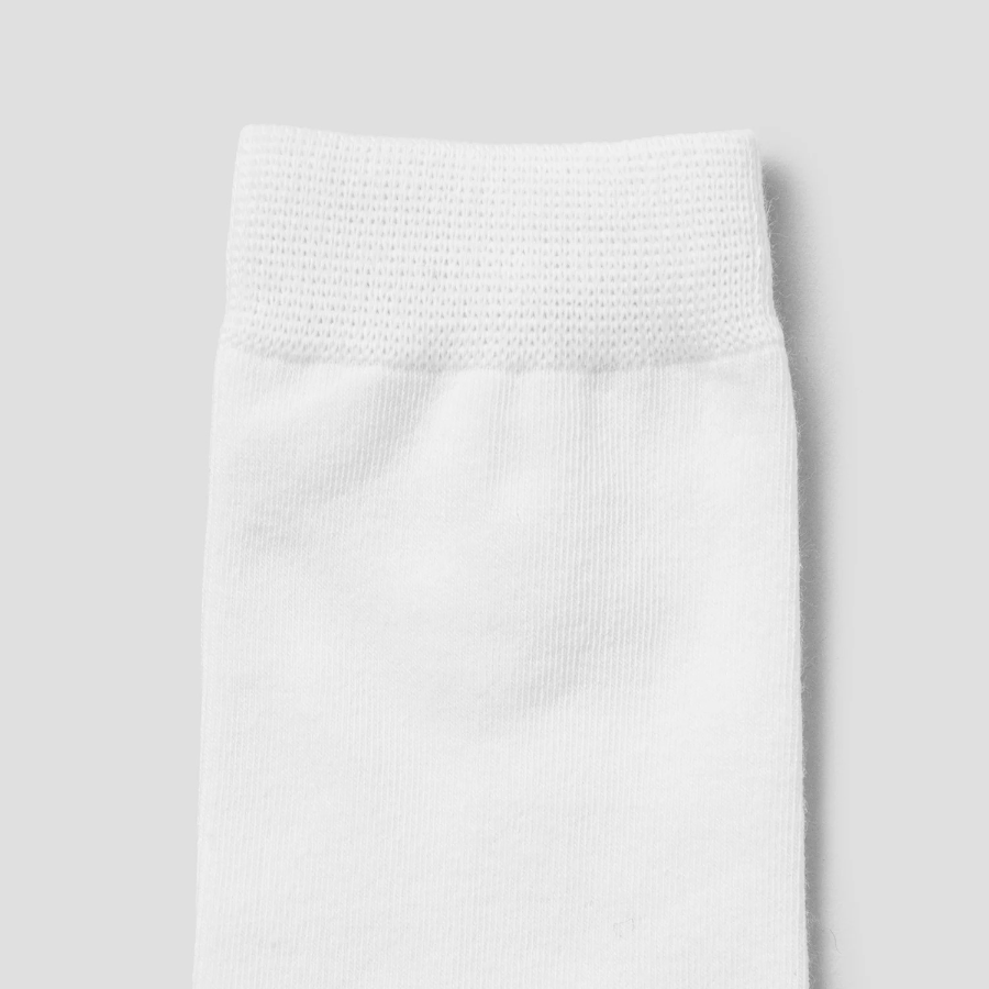 8 seconds Solid Socks — White