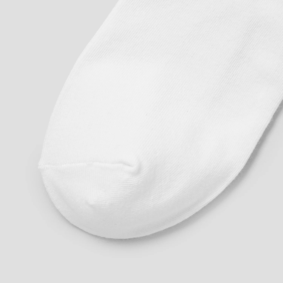 8 seconds Solid Socks — White