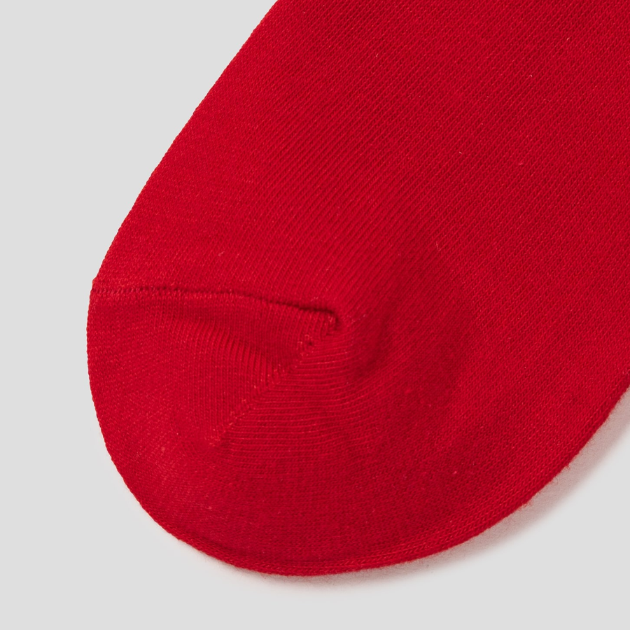 8 seconds Basic Solid Socks — Red