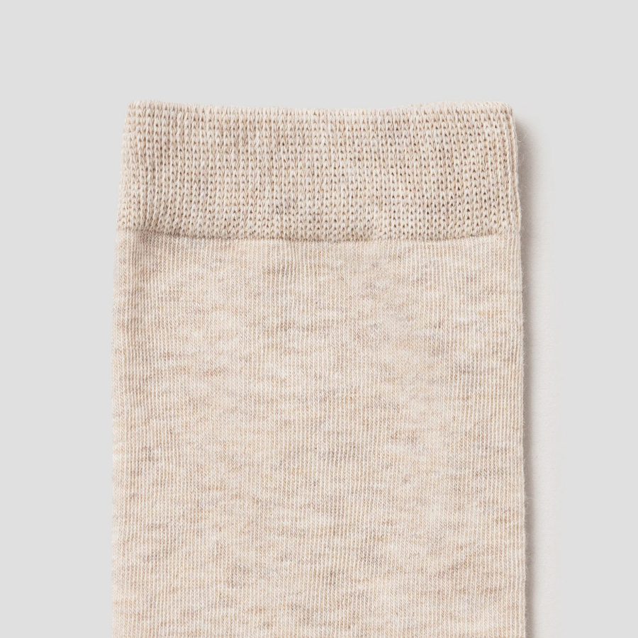 8 seconds Solid Socks — Beige