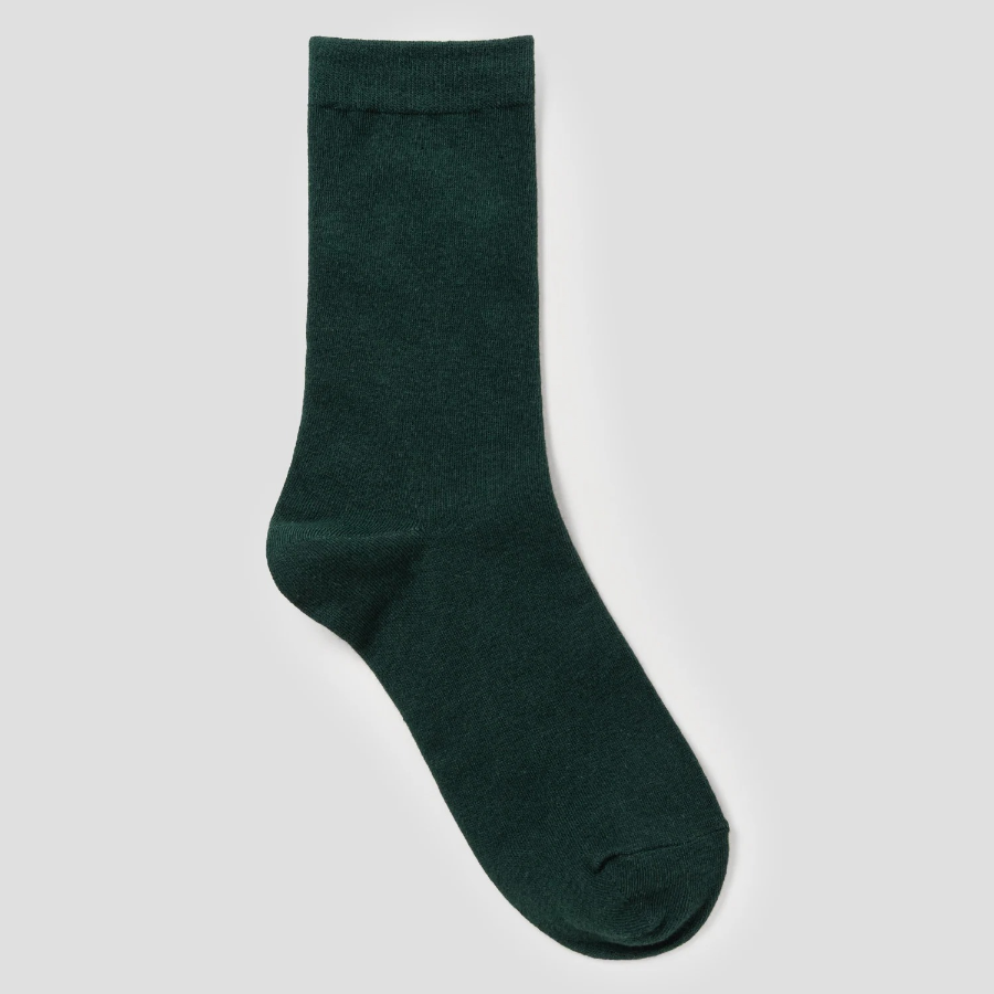 8 seconds Basic Solid Socks — Green