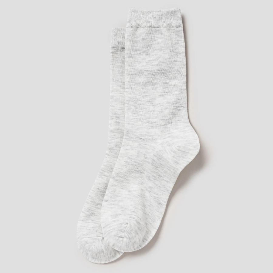 8 seconds Solid Socks — Light Grey