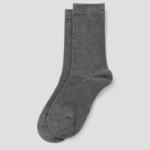 8 seconds Basic Solid Socks — Grey