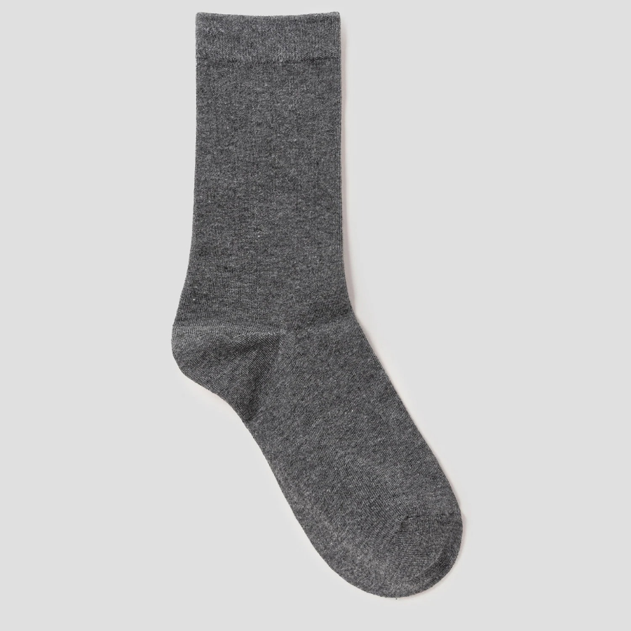 8 seconds Basic Solid Socks — Grey
