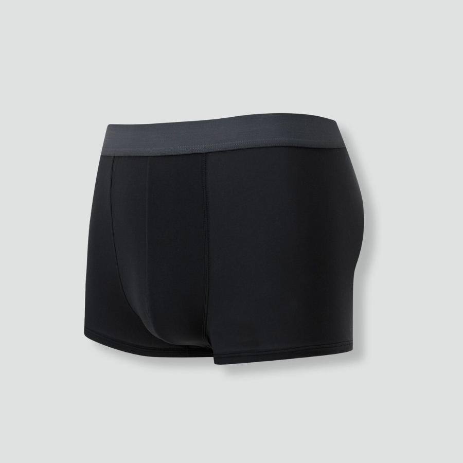 JAJU 720-Degree Stretch Butter Drawers Briefs – Black