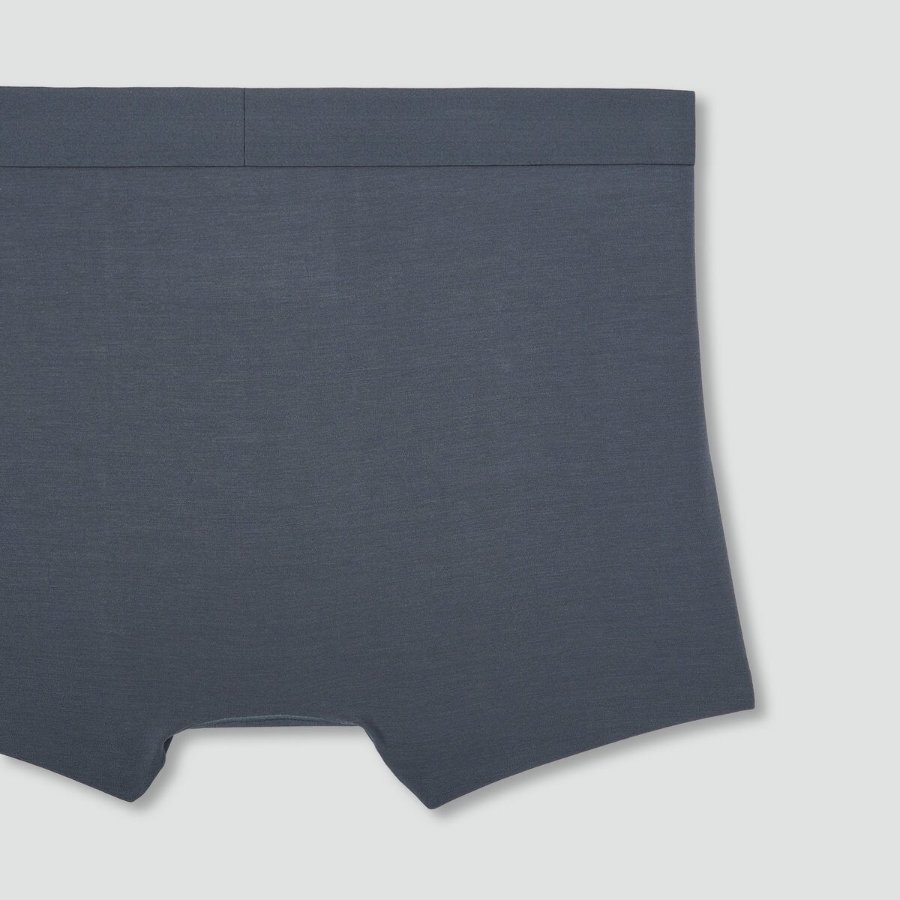 JAJU 120-Count Modal No-Line Drawers Briefs – Charcoal