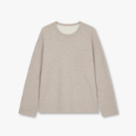 JAJU Double Cotton Loose Fit Pajama T-Shirt – Beige