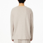 JAJU Double Cotton Loose Fit Pajama T-Shirt – Beige