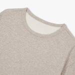 JAJU Double Cotton Loose Fit Pajama T-Shirt – Beige