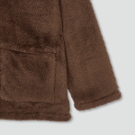 JAJU Microfiber Flat Collar Pajama Shirt – Brown