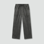 JAJU Flannel Pajama Pants – Dark Grey Check