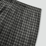 JAJU Flannel Pajama Pants – Dark Grey Check