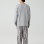 JAJU Mink Fleece Pajama Pants – Light Grey