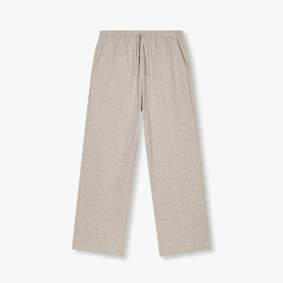 JAJU Double Cotton Pajama Pants – Beige