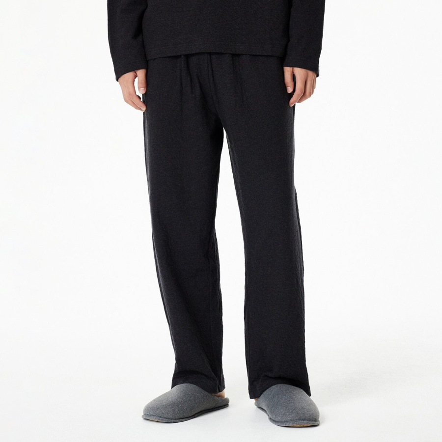 JAJU Double Cotton Pajama Pants – Charcoal