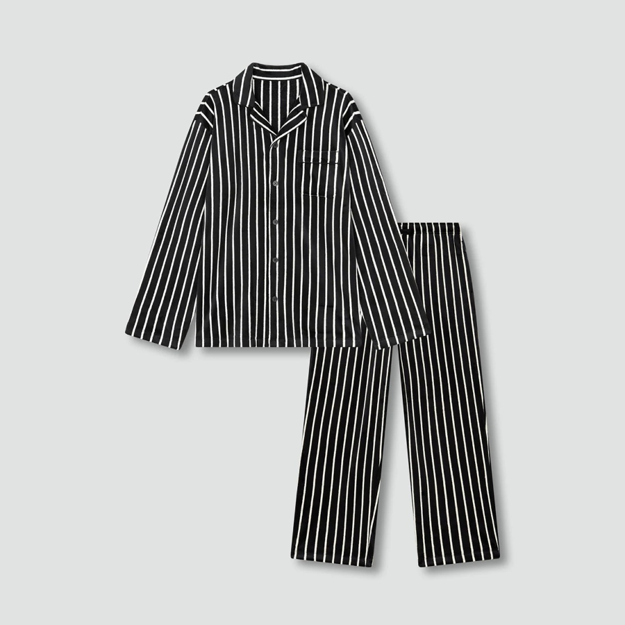 JAJU Mink Fleece Pajama Set – Dark Navy