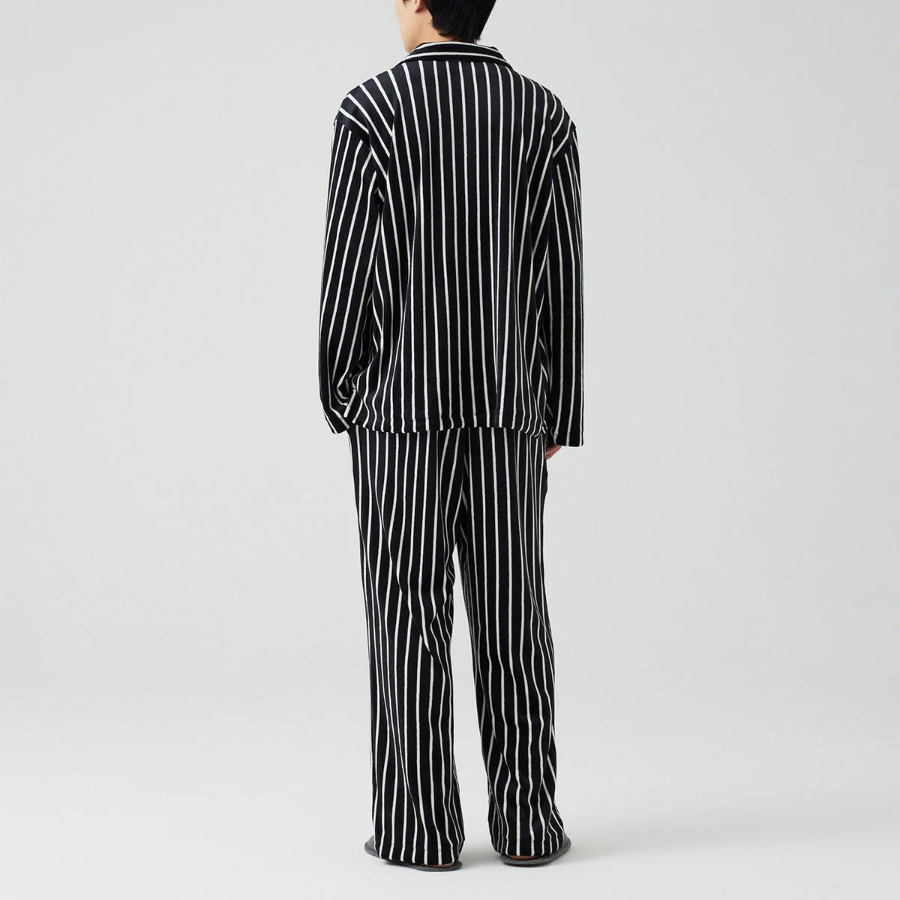 JAJU Mink Fleece Pajama Set – Dark Navy