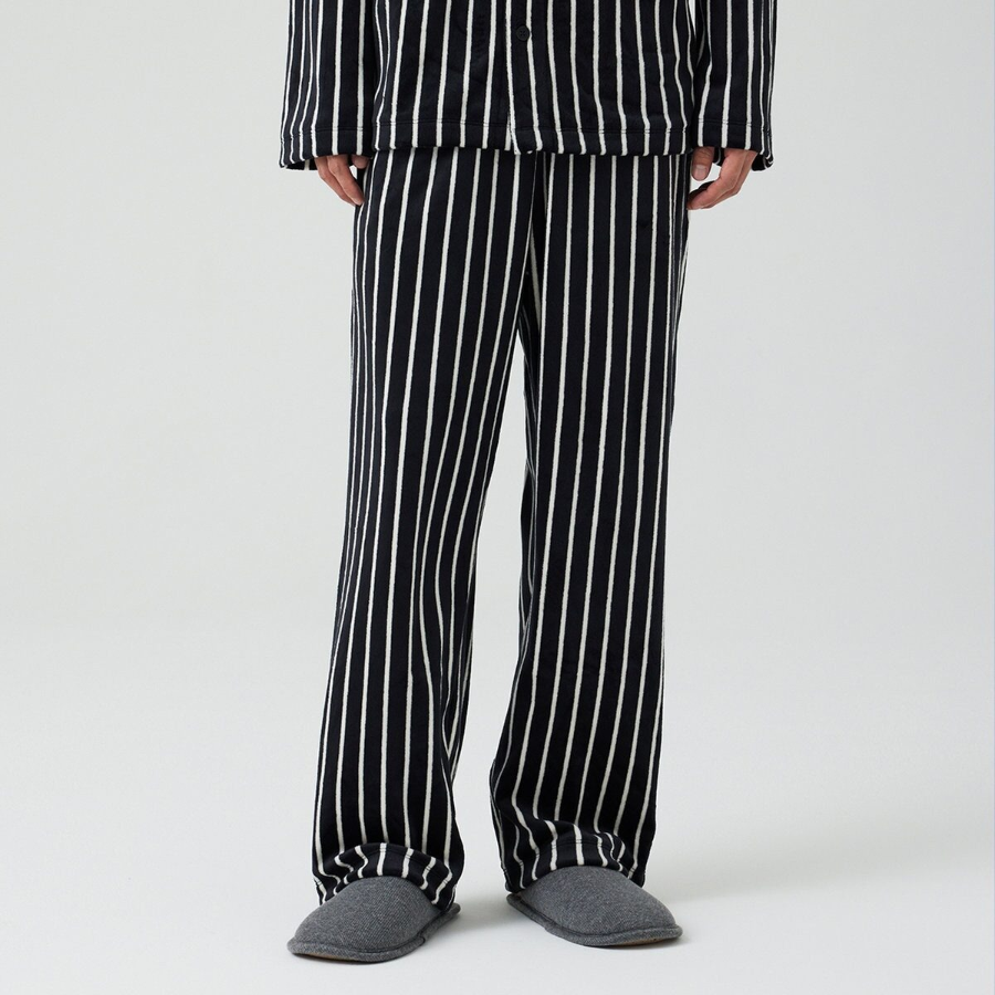 JAJU Mink Fleece Pajama Set – Dark Navy