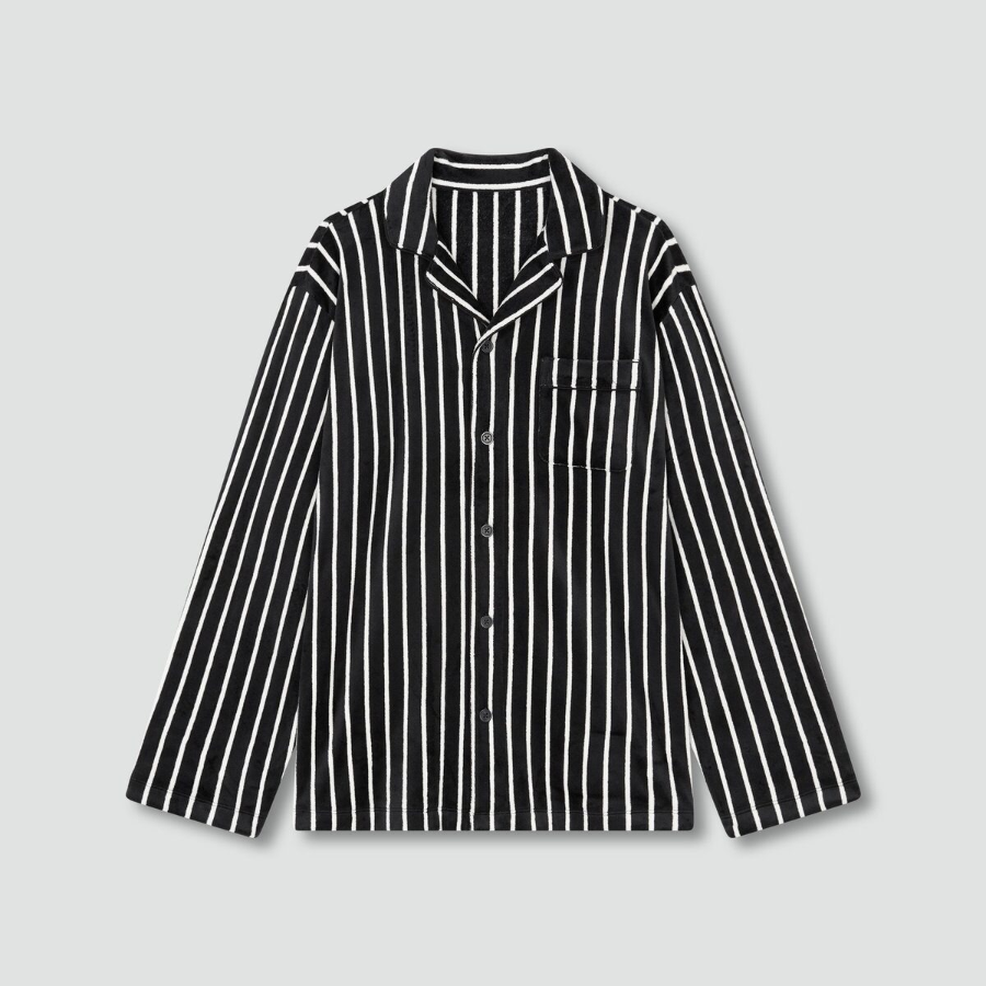 JAJU Mink Fleece Pajama Set – Dark Navy