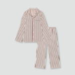 JAJU Mink Fleece Pajama Set – Light Brown