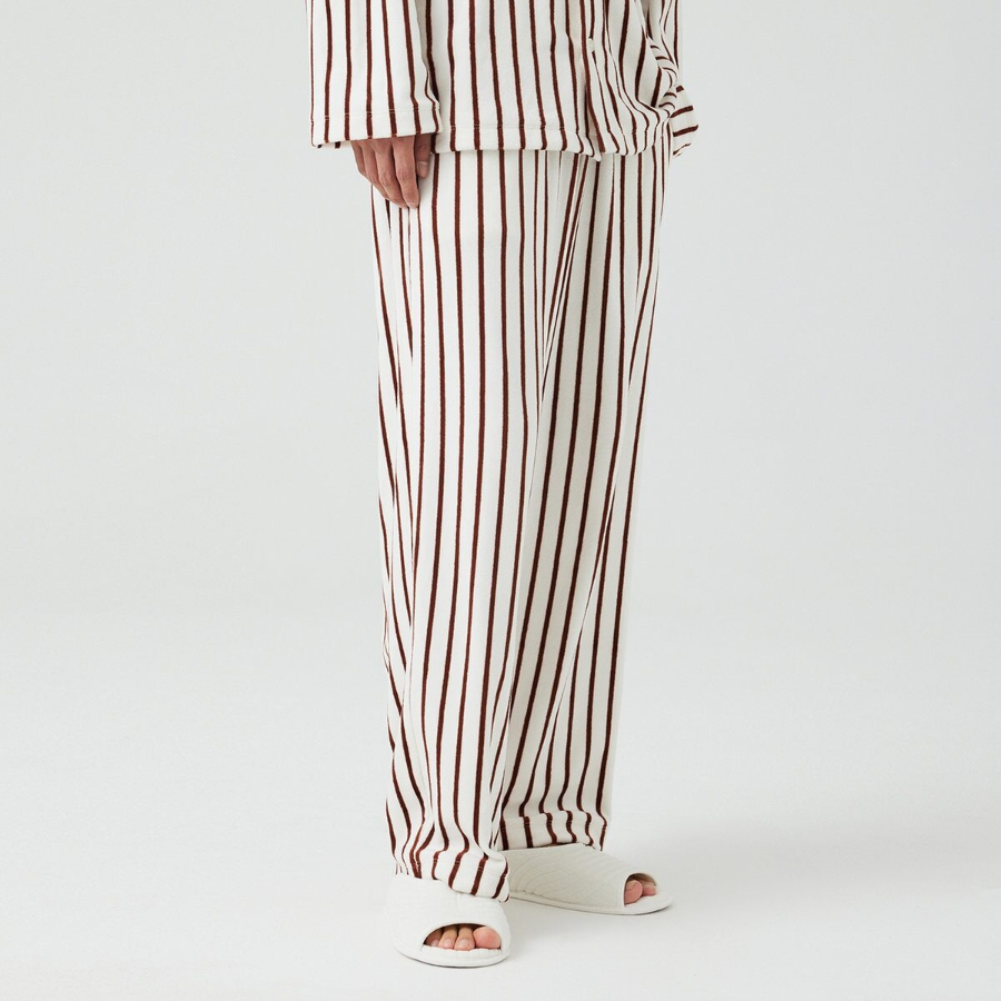 JAJU Mink Fleece Pajama Set – Light Brown